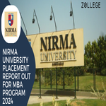 Nirma University Placement Report Out For MBA Program 2024